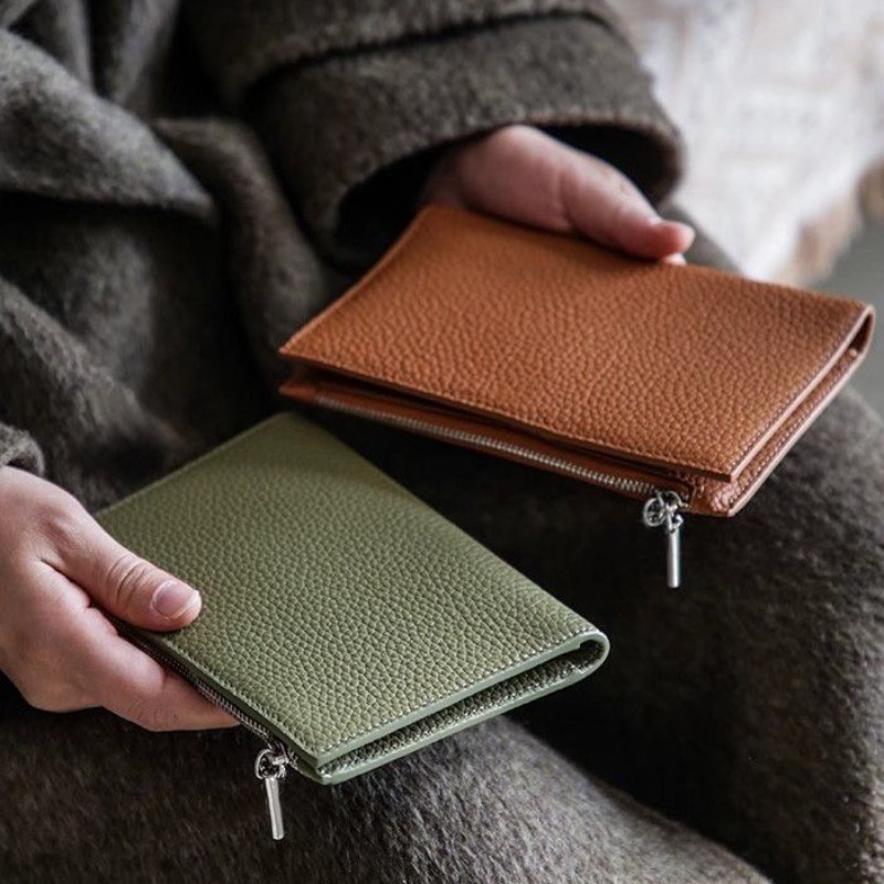 Leather Passport Holder Covers - Index Card Holder ulasan dan harga