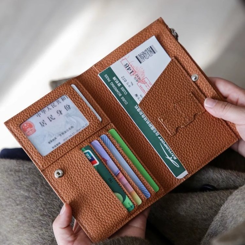 Leather Passport Holder Covers - Index Card Holder ulasan dan harga