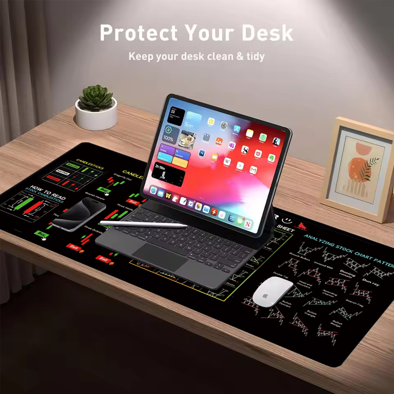 EXCO Stock Market Trader Leath - Leather Desk Pad ulasan dan harga