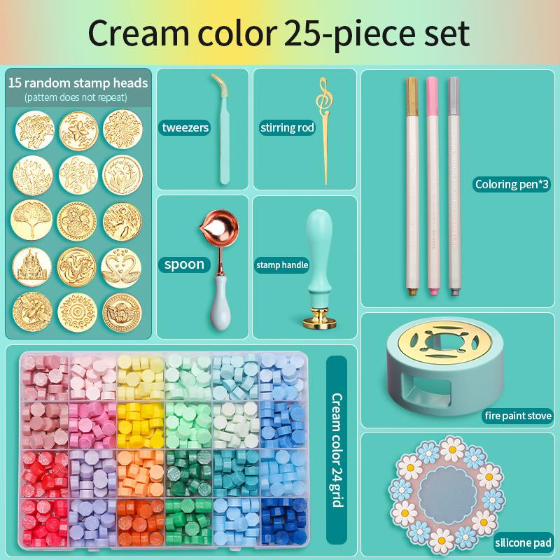 Wax Seal Stamp Set Lacquered S - Wax Seal Stamp Set ulasan dan harga