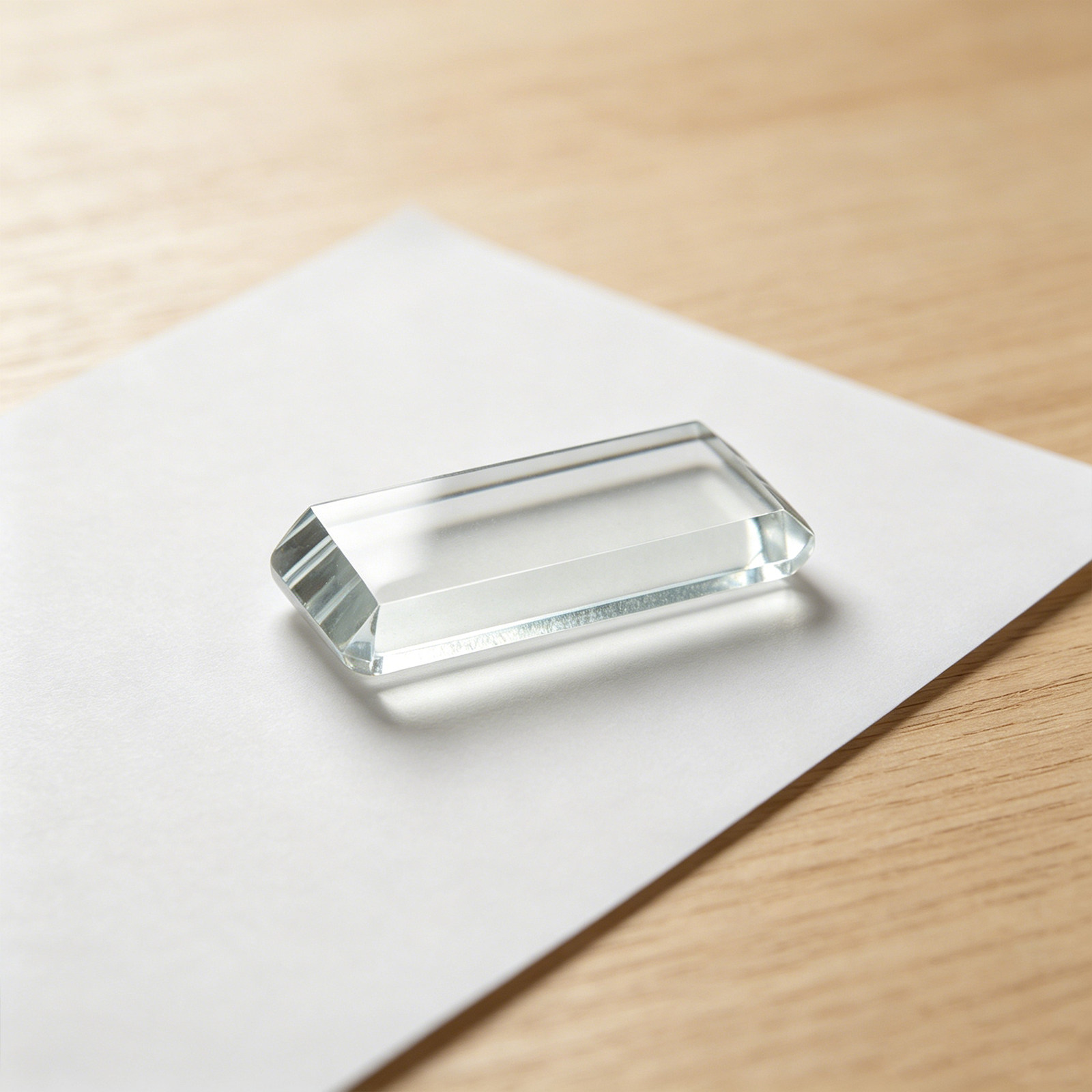 2Pcs Clear Glass Paperweight D - Book Weight Glass ulasan dan harga