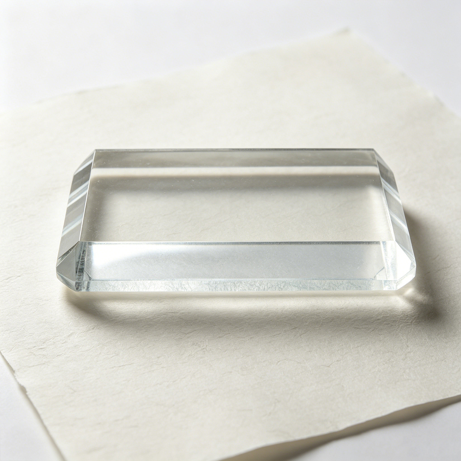 2Pcs Clear Glass Paperweight D - Book Weight Glass ulasan dan harga
