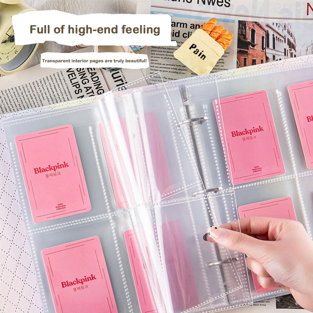 10PCS Transparent A4 Kpop Phot - Binder A4 Lever ulasan dan harga