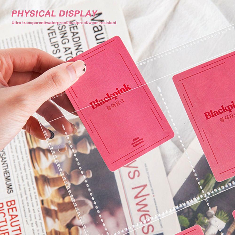 10PCS Transparent A4 Kpop Phot - Binder A4 Lever ulasan dan harga