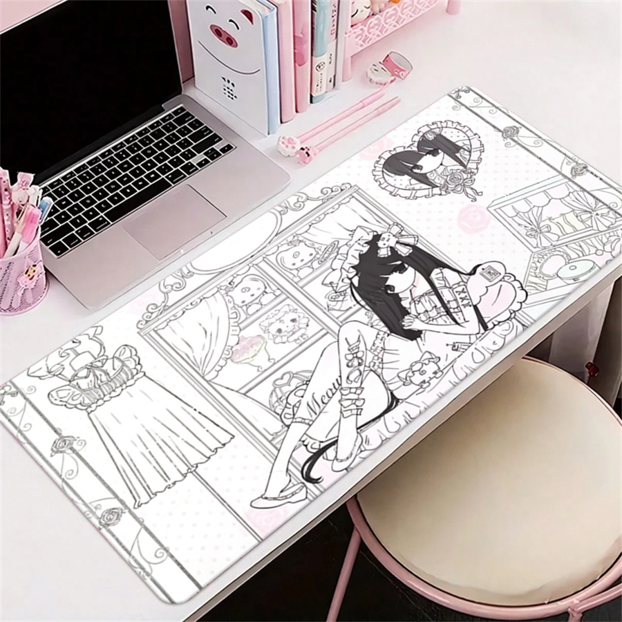 Anime Aesthetics Leather Mouse - Leather Desk Pad ulasan dan harga