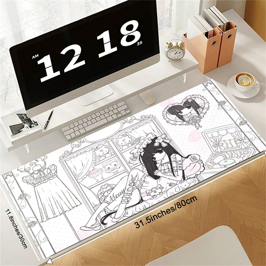 Anime Aesthetics Leather Mouse - Leather Desk Pad ulasan dan harga