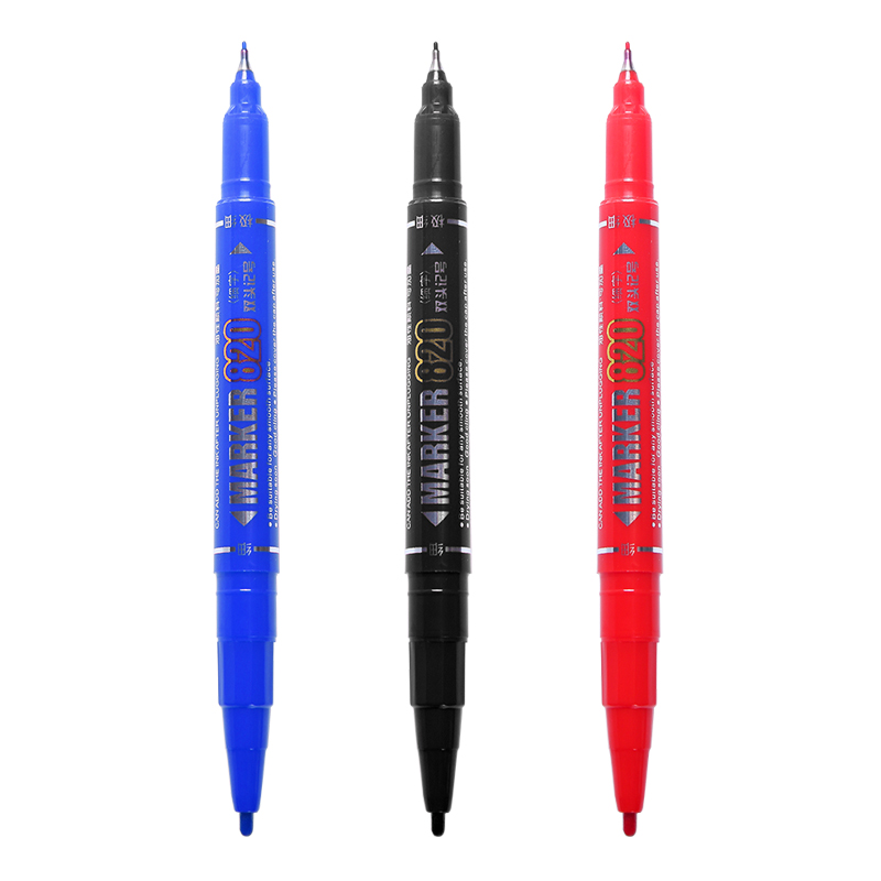 1pcs Dual Side Marker Pens Bla - Correction Pen Fine ulasan dan harga