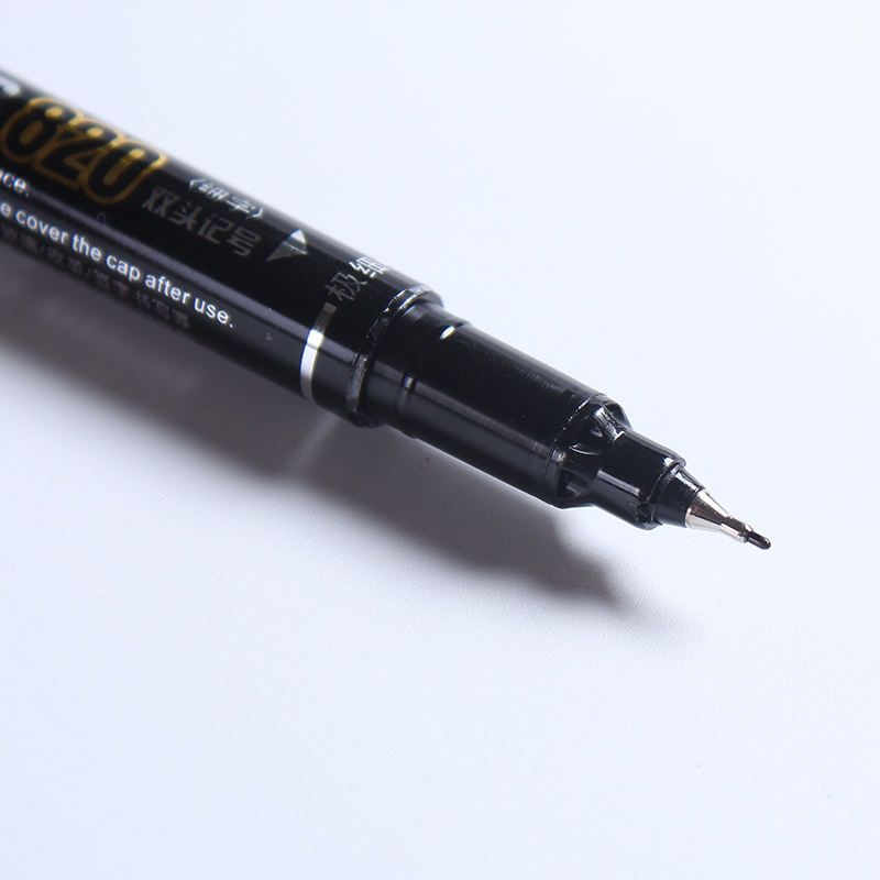 1pcs Dual Side Marker Pens Bla - Correction Pen Fine ulasan dan harga