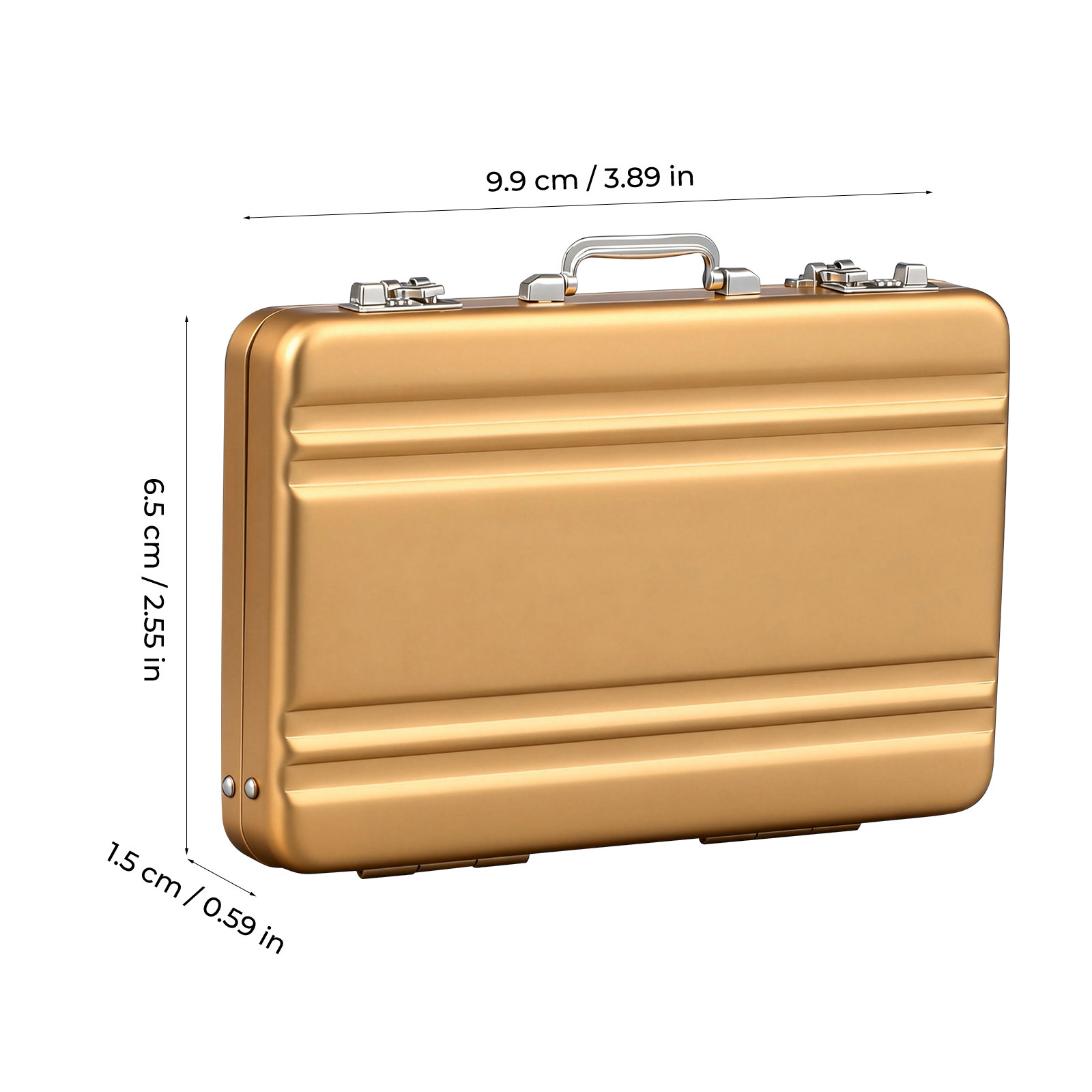 Business Cards Box Aluminum Mi - Card Index Box ulasan dan harga