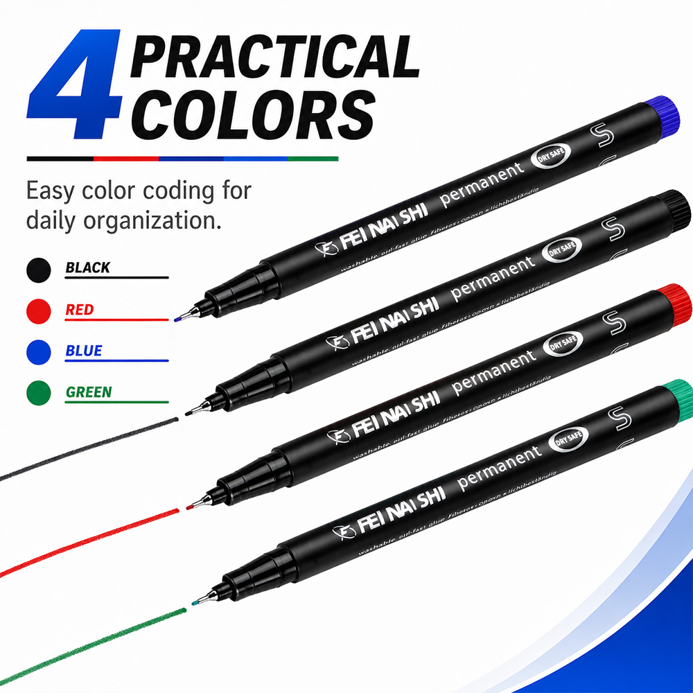 4/12 Pcs 0.5mm Fine Tip Perman - Correction Pen Fine ulasan dan harga