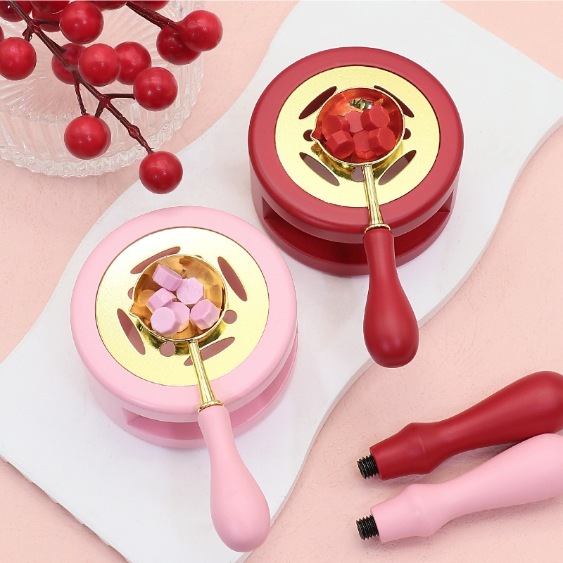 Wax Seal Furnace Kit, Wooden M - Wax Seal Stamp Set ulasan dan harga