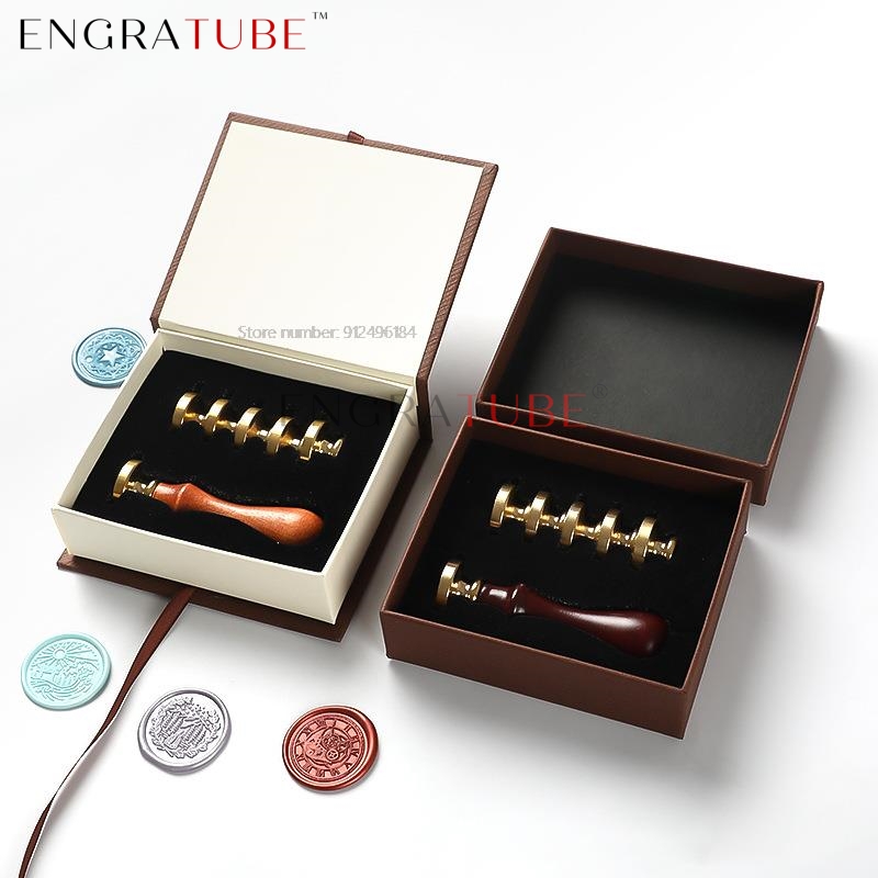 6 Copper Wax Seal Stamp Heads  - Wax Seal Stamp Set ulasan dan harga