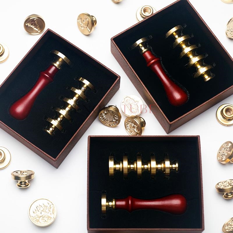 6 Copper Wax Seal Stamp Heads  - Wax Seal Stamp Set ulasan dan harga