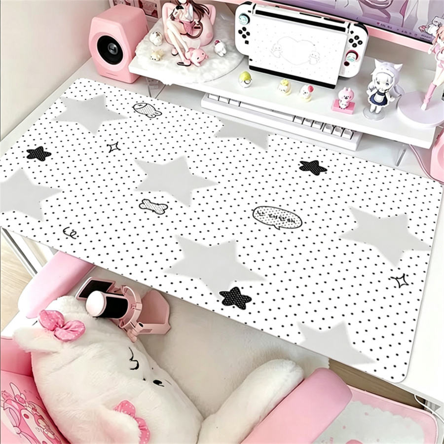 Korean ins no wash waterproof  - Leather Desk Pad ulasan dan harga