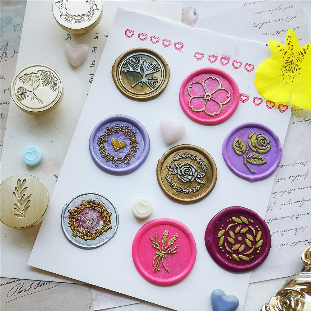 Wax Seal Stamp Head Flower Sta - Wax Seal Stamp Set ulasan dan harga
