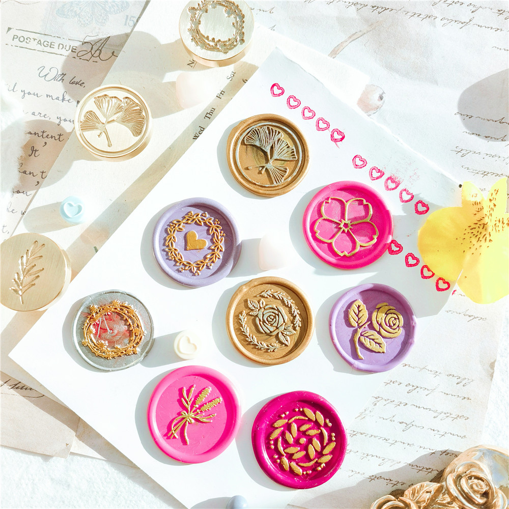 Wax Seal Stamp Head Flower Sta - Wax Seal Stamp Set ulasan dan harga