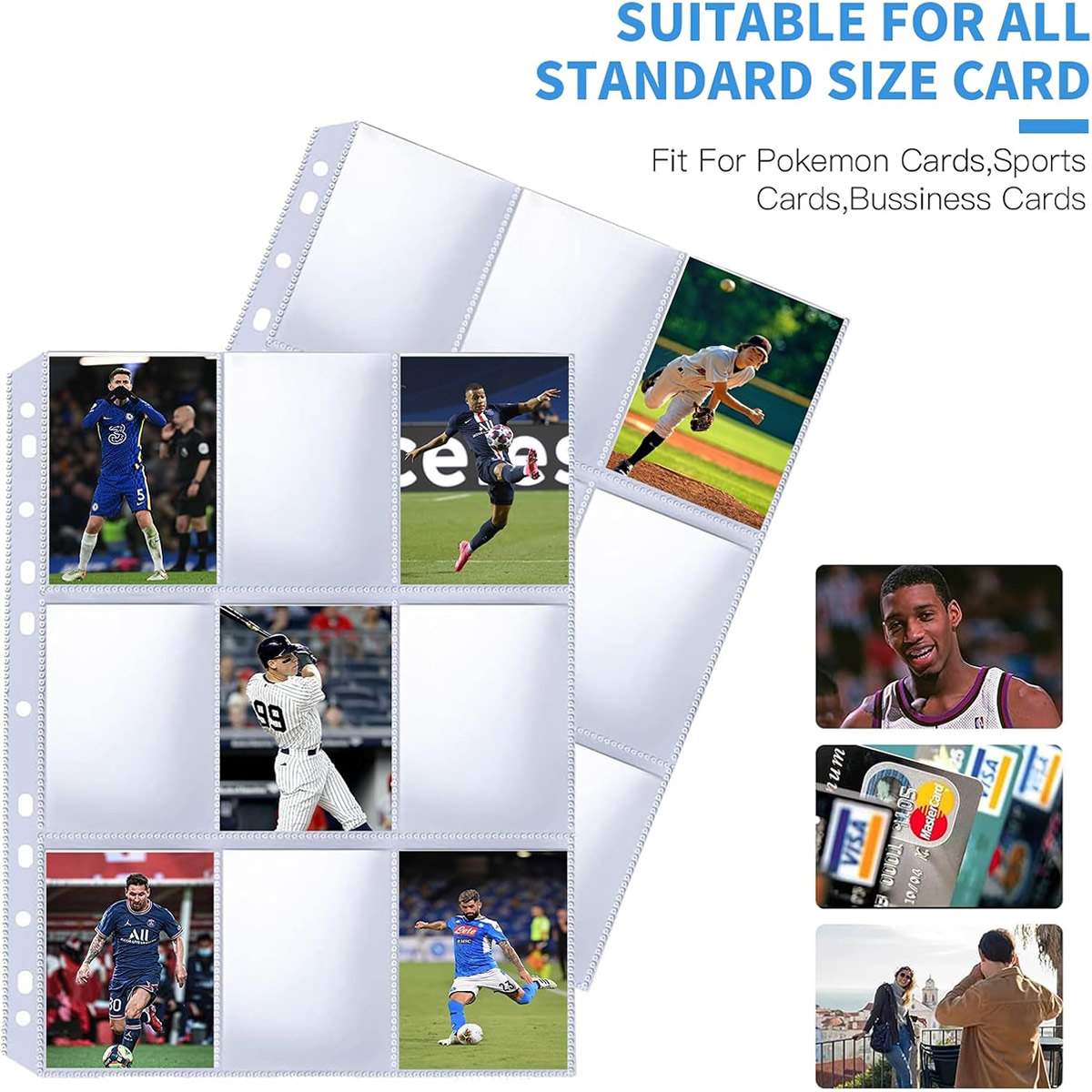 50 Pack 9 Pocket Card Sleeves  - Card Index Box ulasan dan harga