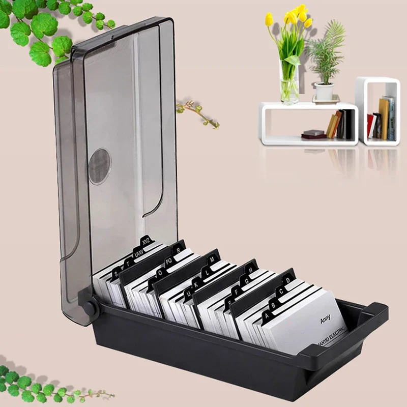 Business Card Holder, Plastic  - Card Index Box ulasan dan harga