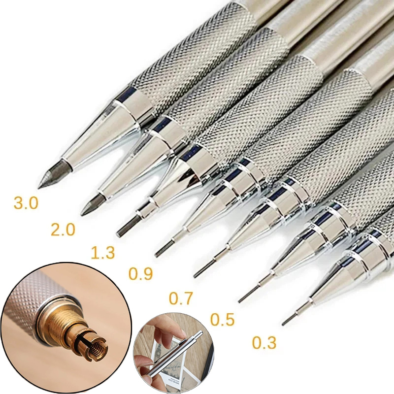 Mechanical Pencil Set 0.3 0.5  - Mechanical Pencil 0.3 ulasan dan harga