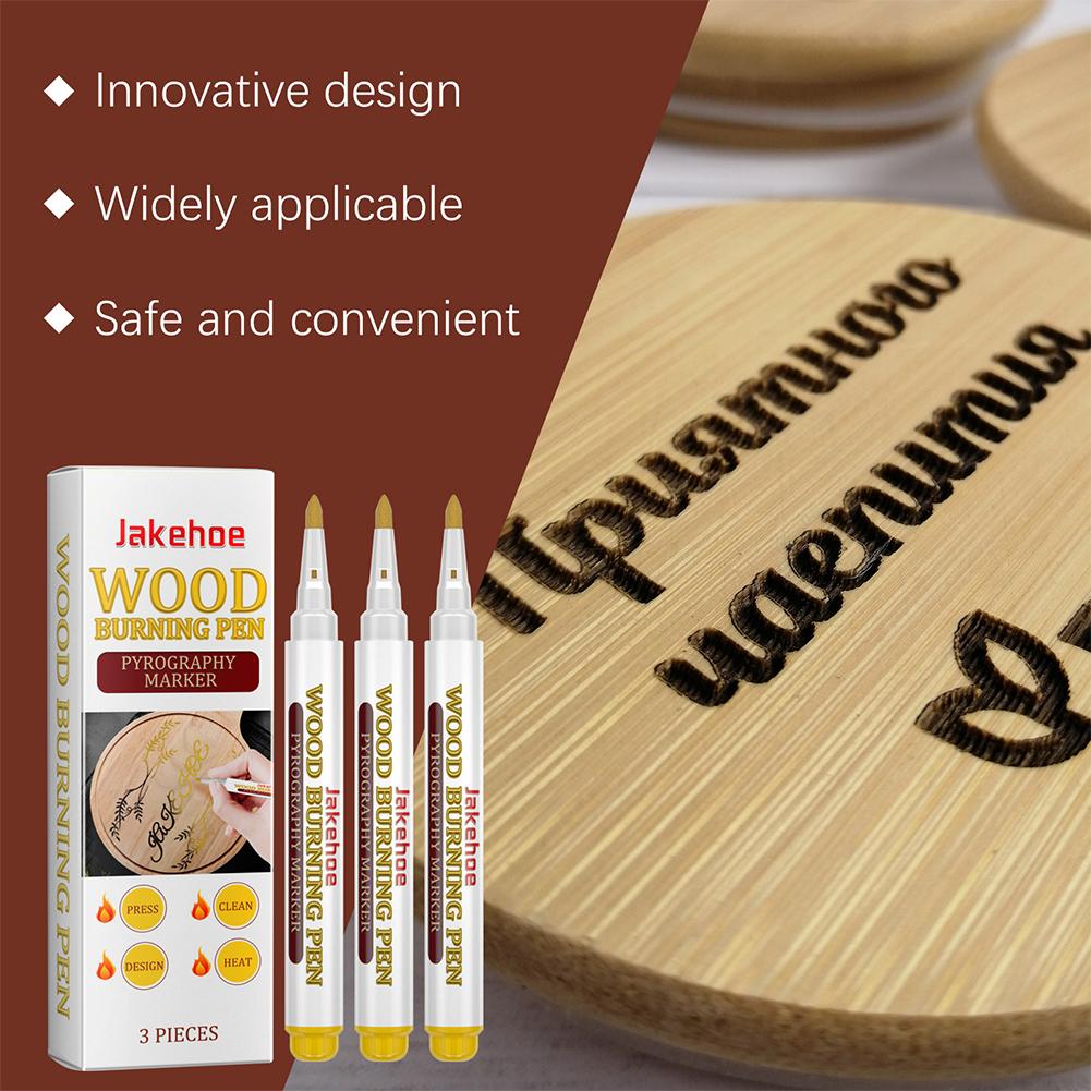 3pcs Wood Burning Pen Scorch C - Correction Pen Fine ulasan dan harga