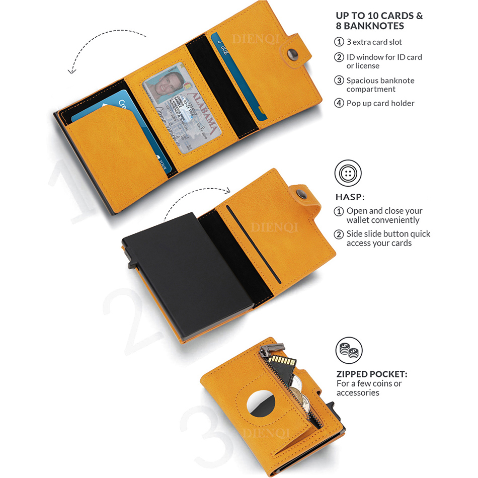 Airtag Wallet Rfid Credit Card - Index Card Holder ulasan dan harga